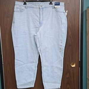 Old Navy Light Wash Size 24 High Rise O.G. Straight Ankle Jeans